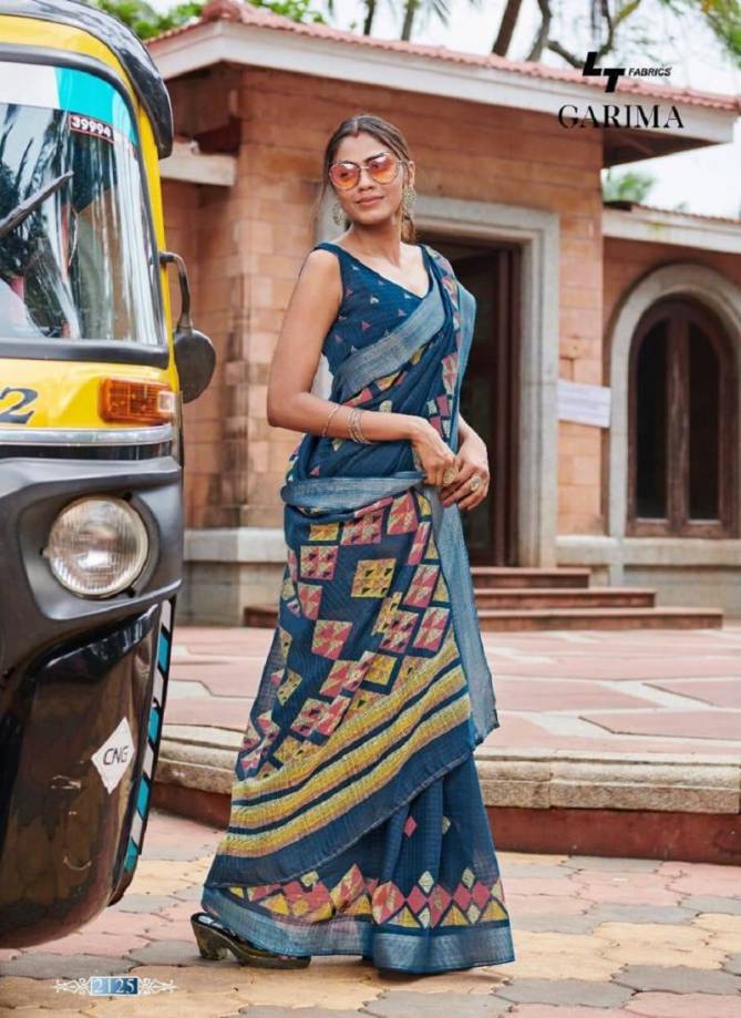 New Launch Of Soft Khadi Silk Printed Party Wear Saree With Contrast Print